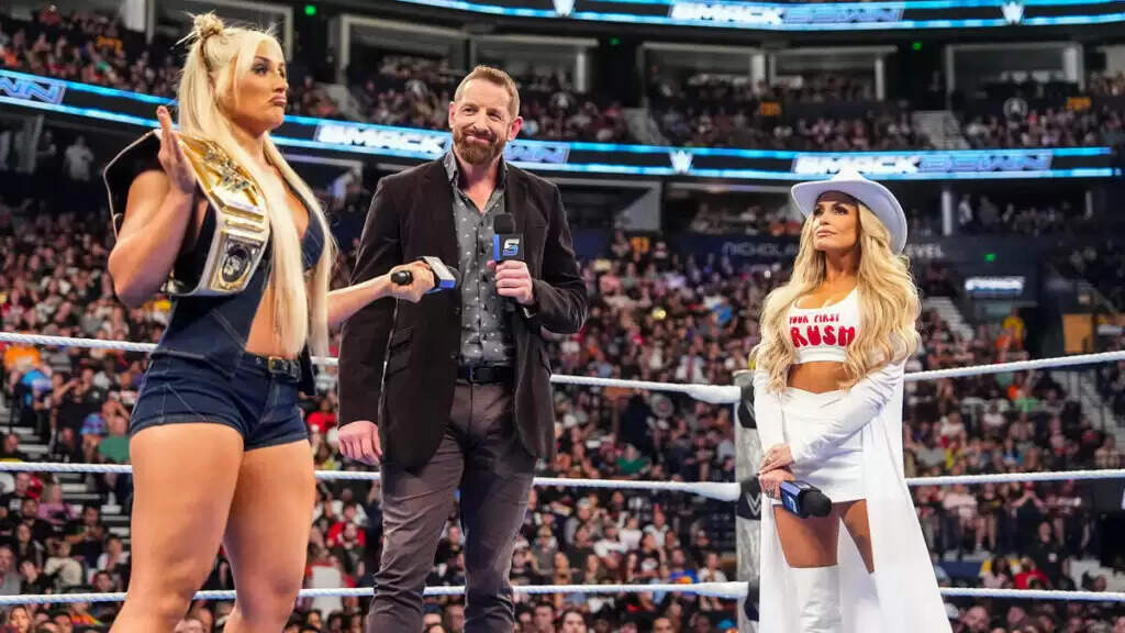 WWE Smackdown Highlights: Tiffany Stratton and Trish Stratus Clash Ahead of Evolution