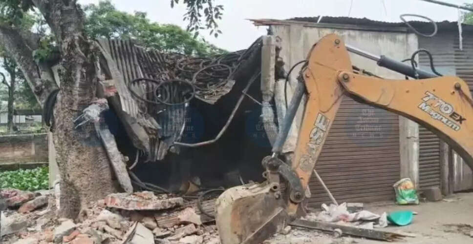Eviction Drive in Jorhat: Controversy Surrounds Government Land Demolition