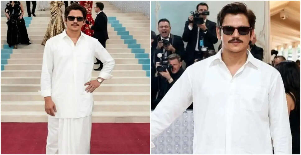 Vijay Varma's Creative Twist at Met Gala 2026: A Viral Moment
