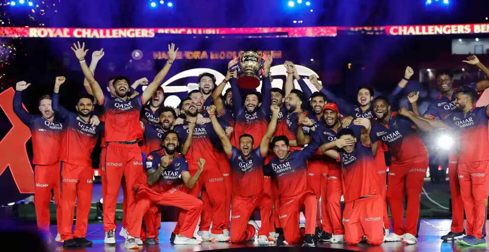 RCB Set to Defend IPL Title in 2026 with Exciting Schedule