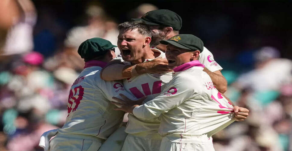 Beau Webster's Part-Time Off-Spin Shines in Ashes Test