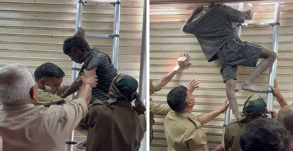 Thief Gets Stuck While Attempting Burglary in Ghaziabad Clinic