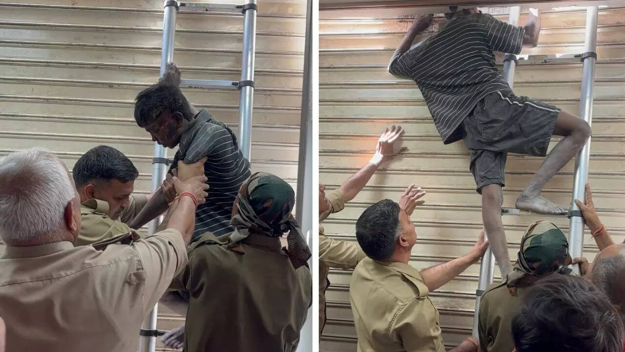 Thief Gets Stuck While Attempting Burglary in Ghaziabad Clinic