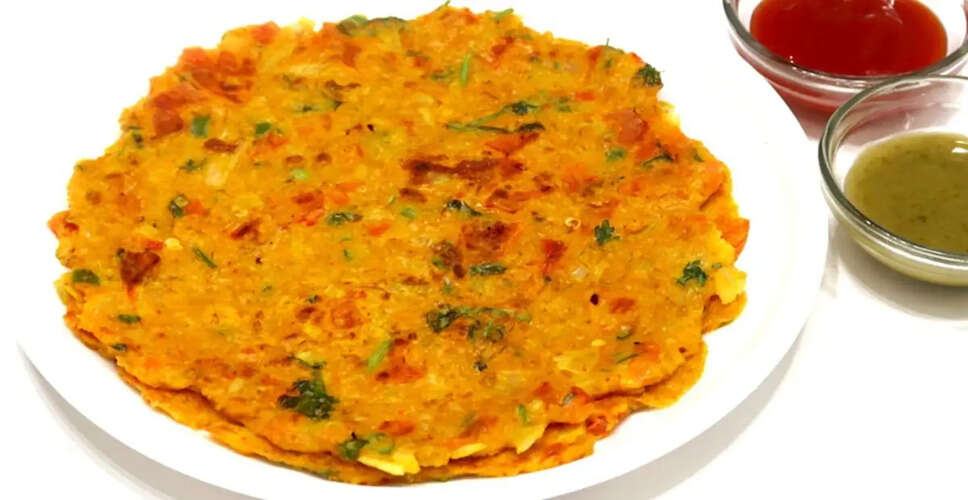 Quick and Healthy Vegetable Oats Chila Recipe