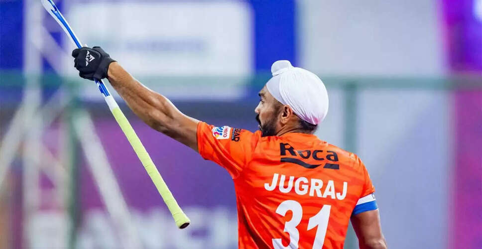 Jugraj Singh's Hat-Trick Leads Shrachi Bengal Tigers to Victory Over Tamil Nadu Dragons