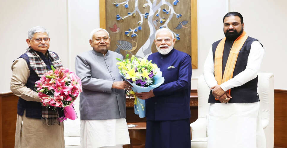 Bihar CM Nitish Kumar Meets PM Modi and Home Minister Shah for Strategic Discussions