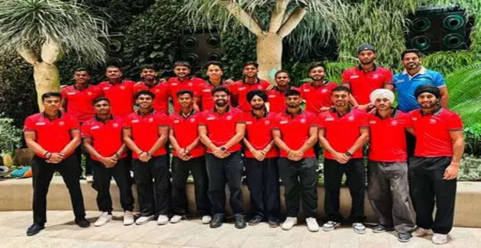 India A Men's Hockey Team Begins European Tour with Exciting Matches Ahead