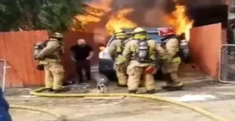 A Heartwarming Rescue: Man Braves Flames to Save His Beloved Dog