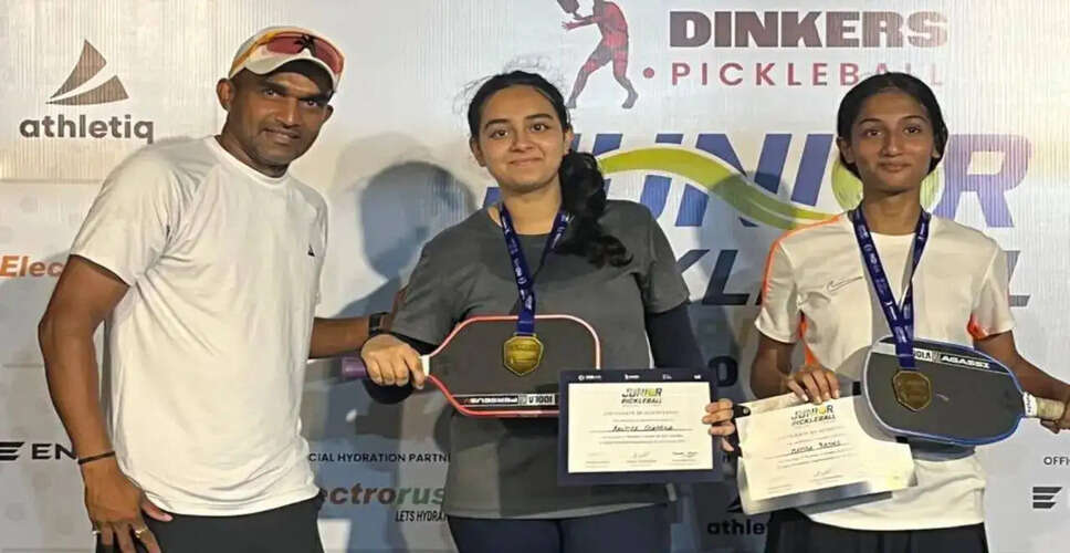 Anushka Chhabria Triumphs at India's Inaugural Junior Pickleball Championship