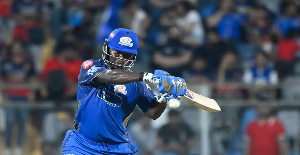 Sherfane Rutherford Shines Despite Mumbai Indians' Narrow Loss to RCB