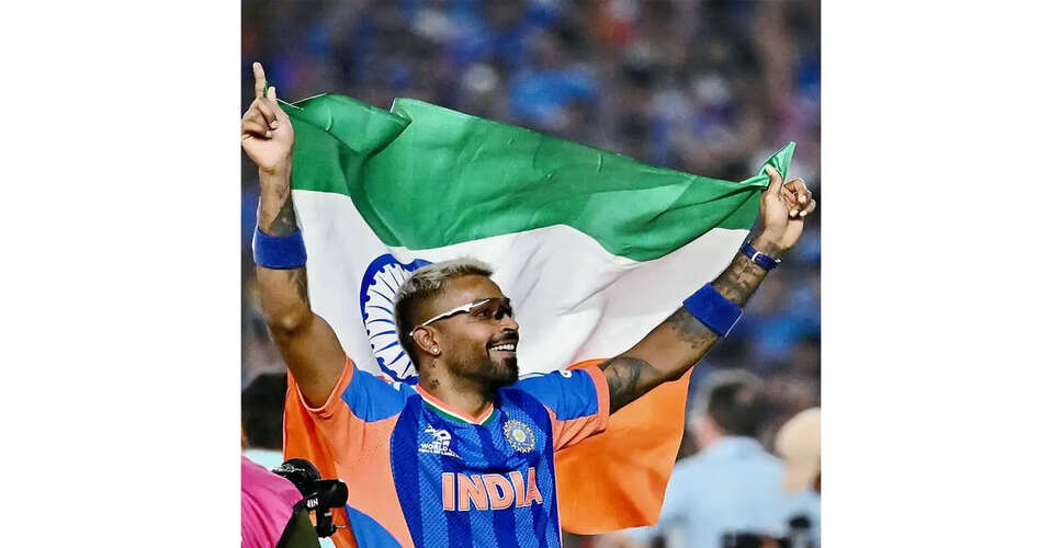 Hardik Pandya Aims for 10 More ICC Titles After T20 World Cup Victory