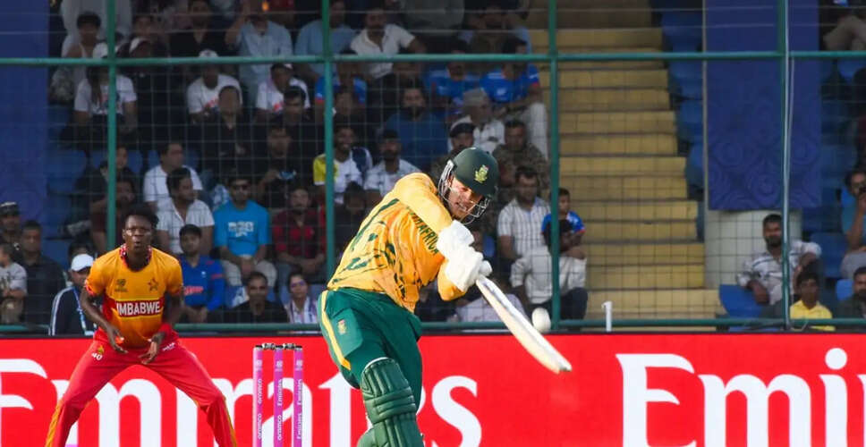 South Africa Completes Unbeaten Super Eights Campaign with Victory Over Zimbabwe