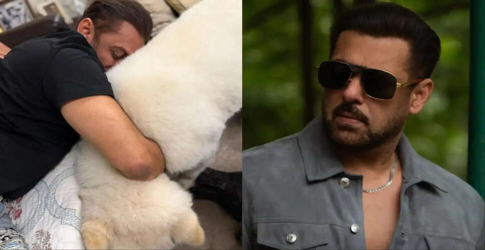 Salman Khan Shares Heartwarming Moments with His Pet Dog My Sukh