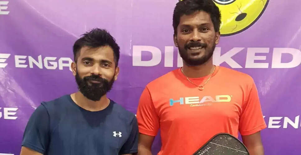 Jayachandran Duo Clinches Split Age Title at Dinked PWR 200