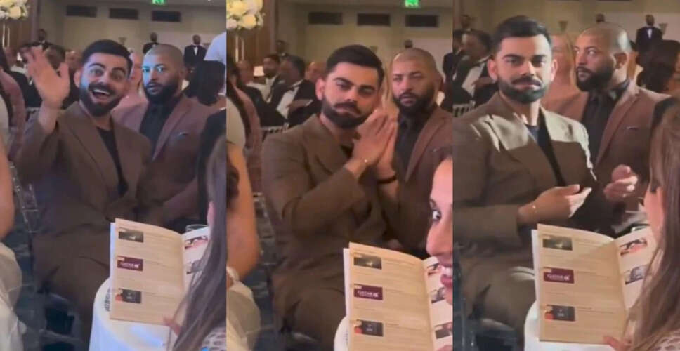 Virat Kohli's Heartwarming Gesture at Charity Event Captivates Fans