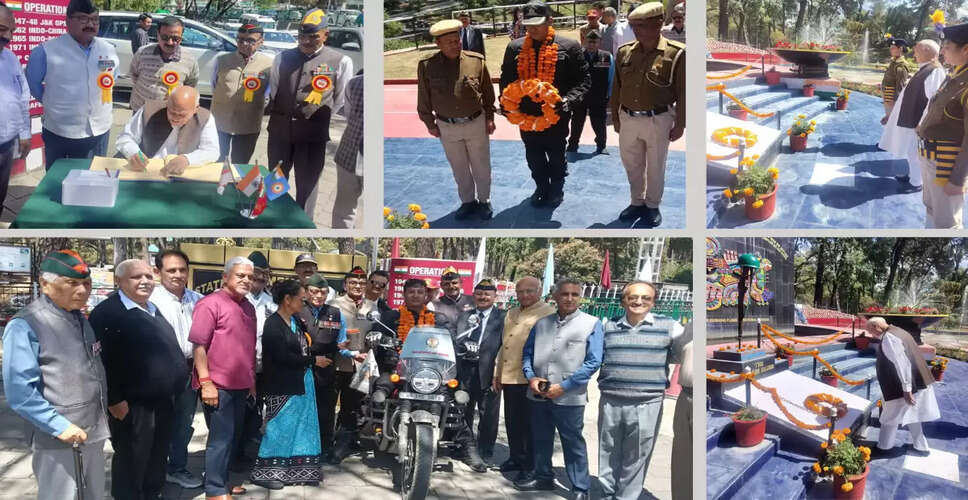 Himachal Day Celebrated with Honor at War Memorial