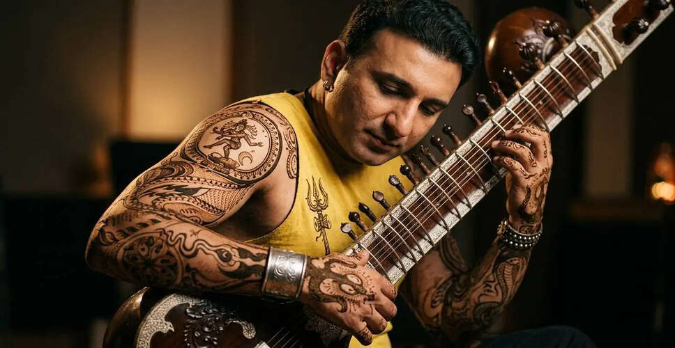 Discover the Stunning New Mehendi Design by Santanu Hazarika for Sitarist Rishab Sharma!