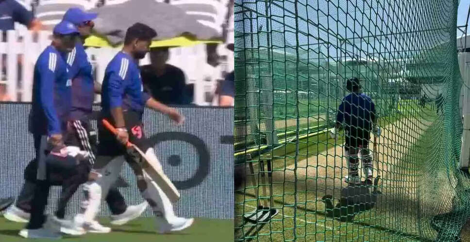 Rishabh Pant's Injury Update: Batting Practice at Lord's
