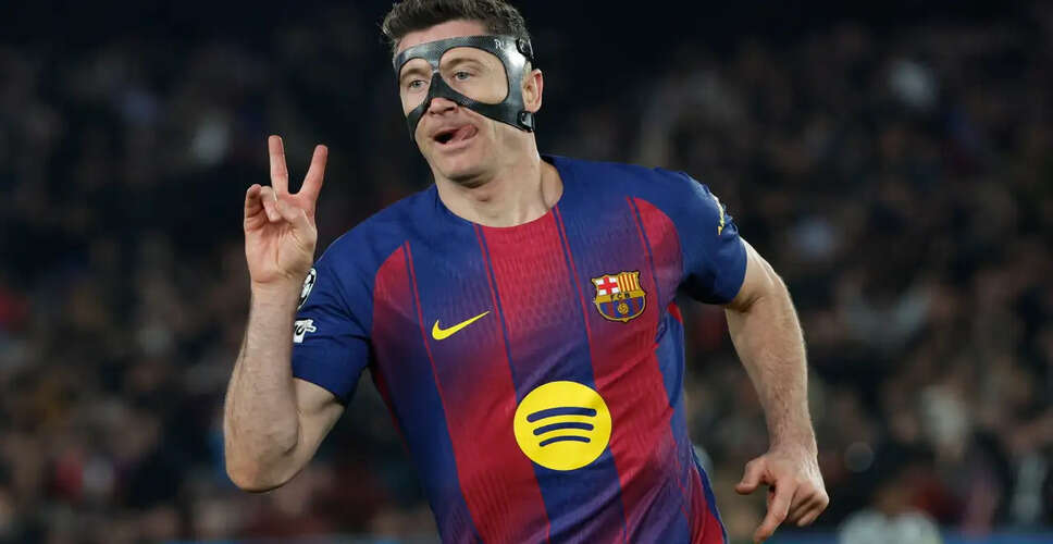 Robert Lewandowski Makes Champions League History with Barcelona's Victory