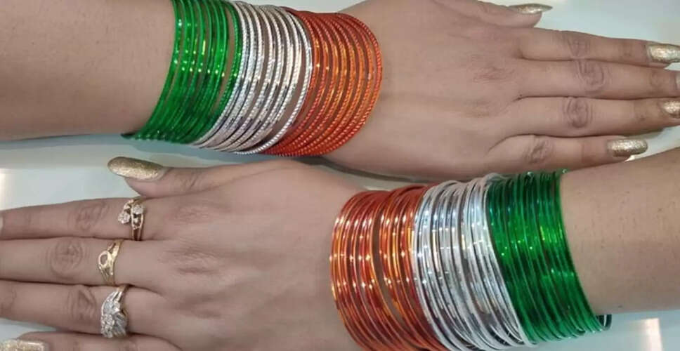 Celebrate Republic Day with Stylish Tricolor Bangles