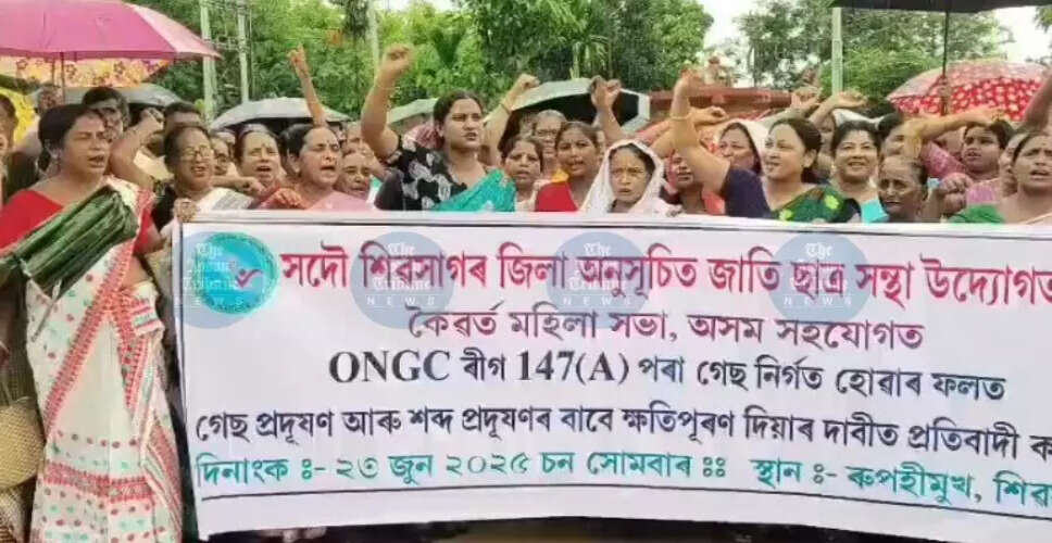 Ongoing Gas Leak Crisis in Assam: Residents Protest After 12 Days of Inaction