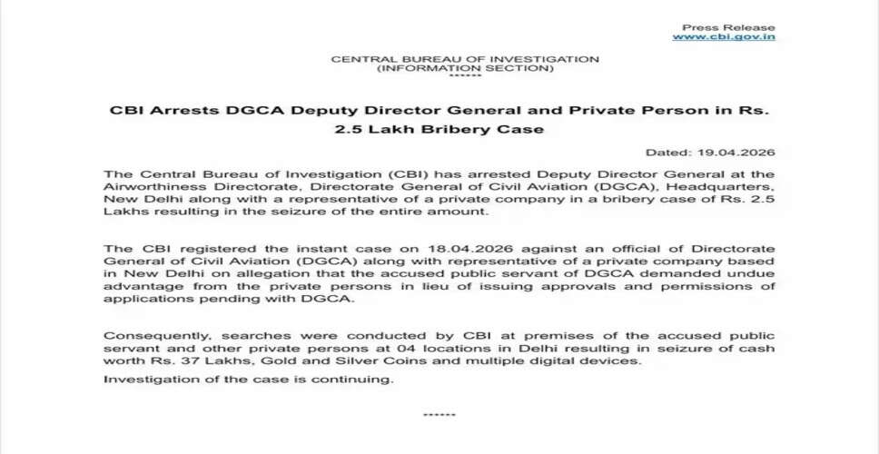 CBI Nabs Senior Aviation Official and Corporate Executive in Drone Bribery Scandal