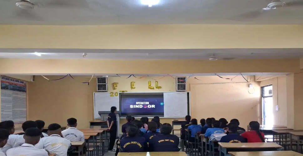 NCC Cadets Engage in Special Screening of Operation Sindoor Documentary