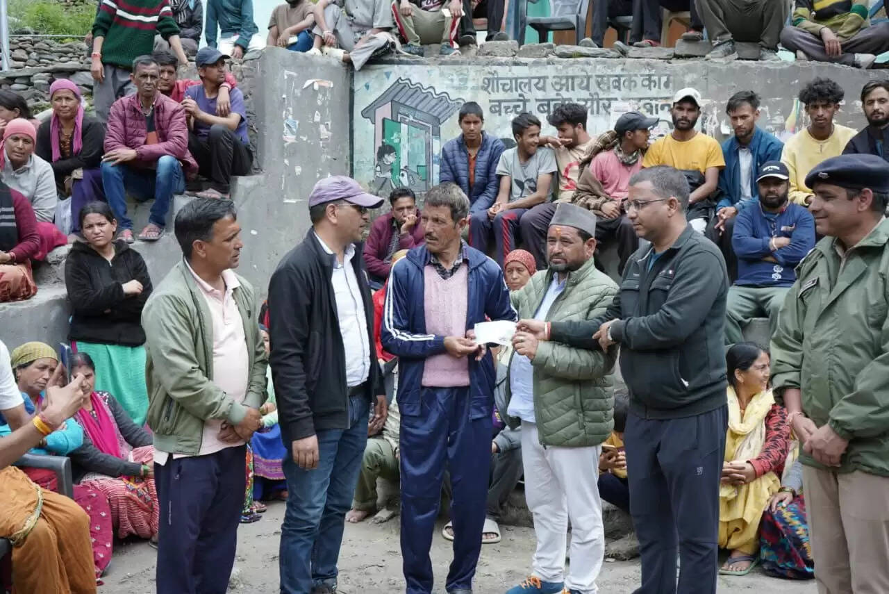 Financial Aid Initiated for Disaster-Affected Families in Dharali Village
