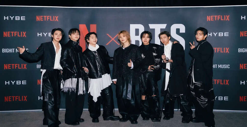 BTS Documentary 'The Return' Set to Premiere on Netflix