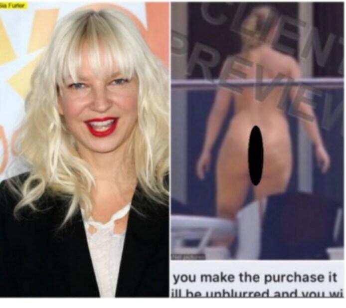 Australian Singer Sia’s Nude Pictures Released By Herself ,After Someone Threatened To Leak