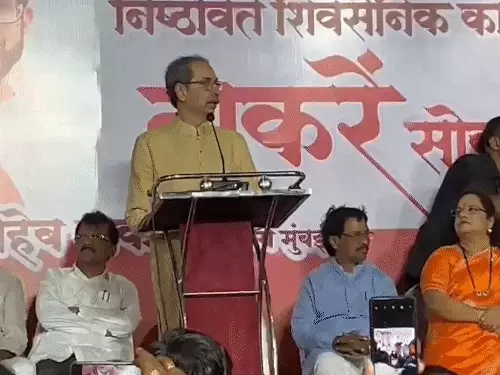 Uddhav Thackeray Criticizes BJP Amidst Shiv Sena's Political Turmoil