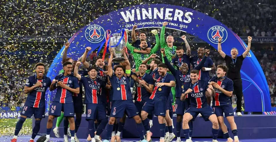 PSG Triumphs Over Inter Milan with a 5-0 Victory in UEFA Champions League Final