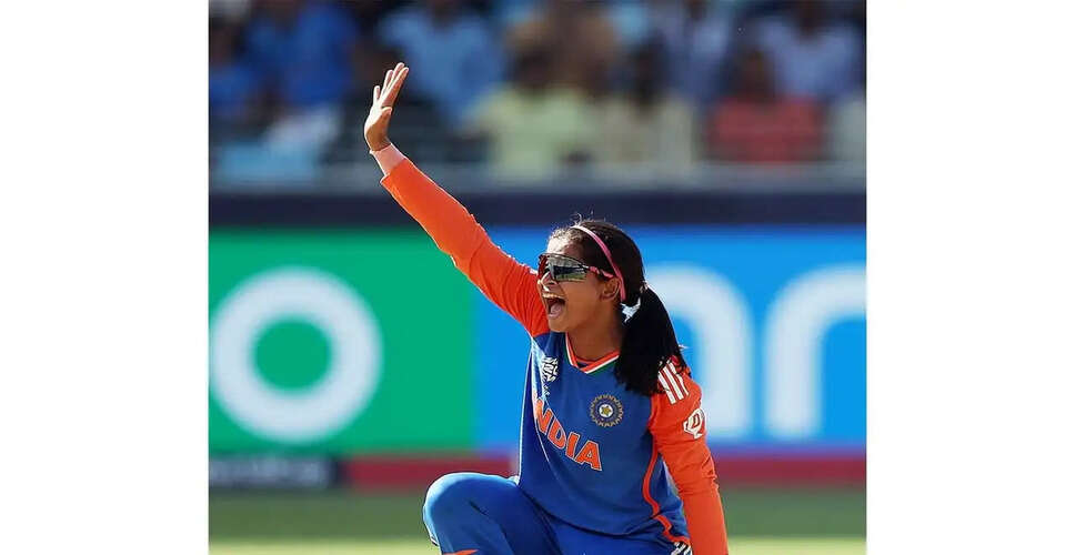 Shreyanka Patil Faces Injury Setback Ahead of Women's T20 World Cup