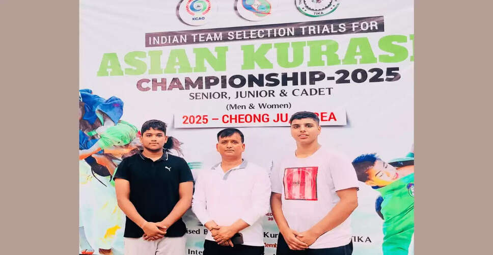 Mandi Wrestlers Selected for Asian Kurash Championship 2025