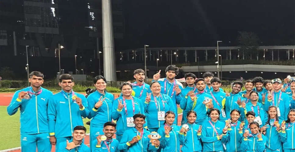 India Shines at 22nd Asian U20 Athletics Championships with 19 Medals