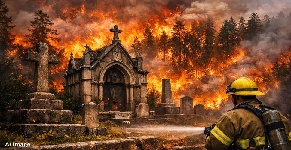 Urgent Action Taken as Forest Fire Threatens Historic Graveyard in Shimla