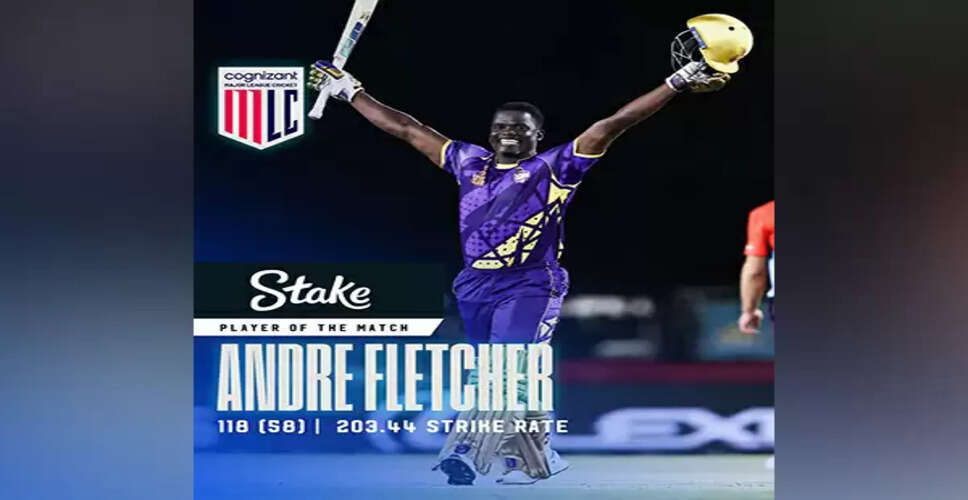 LA Knight Riders Secure Thrilling Victory Over San Francisco Unicorns in Major League Cricket