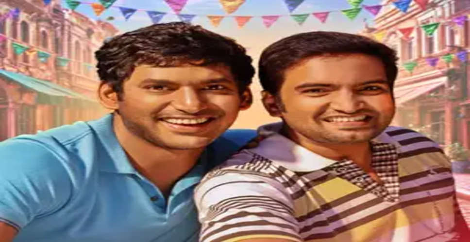 Vishal calls Santhanam ‘the medicine’ to solve many people’s issues