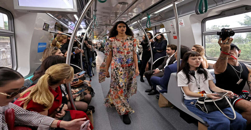 Sao Paulo Fashion Week Takes Over Subway with Stunning Designs