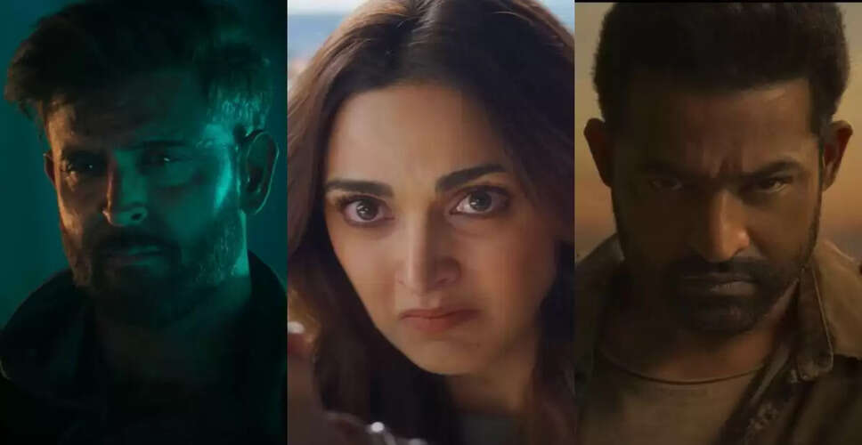 Hrithik Roshan and Jr NTR's 'War 2' Hits Theaters Amidst Strong Competition