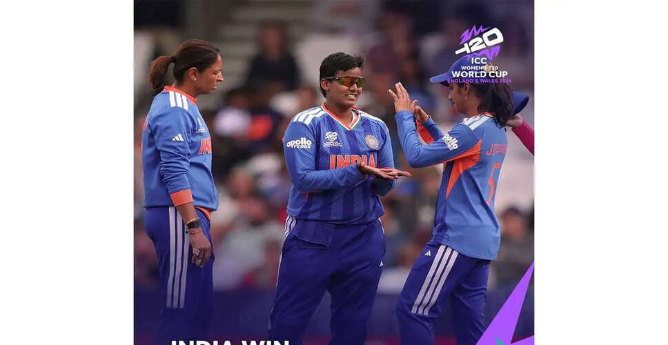 India Dominates Netherlands in ICC Women's T20 World Cup Match