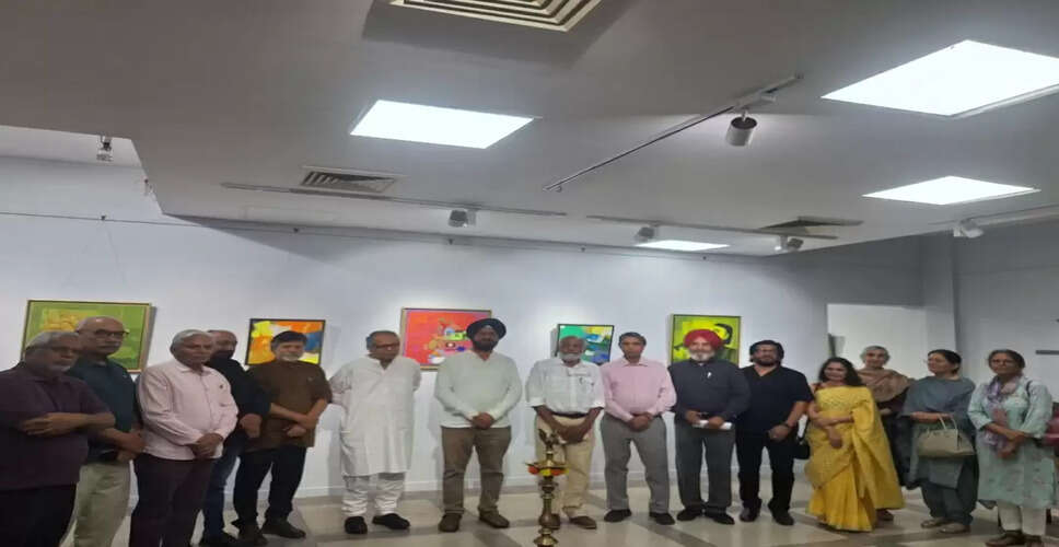 Artistic Exchange: Punjab Lalit Kala Akademi and Shailja Art Gallery Showcase 'Lines Between Us'