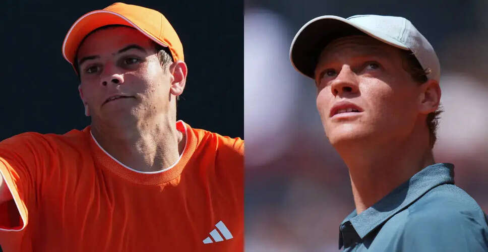 Jannik Sinner Set to Face Rising Star Rafael Jodar in Madrid Quarterfinals