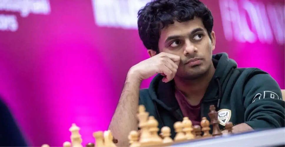 Nihal Sarin Addresses Controversial Gesture During Online Chess Match