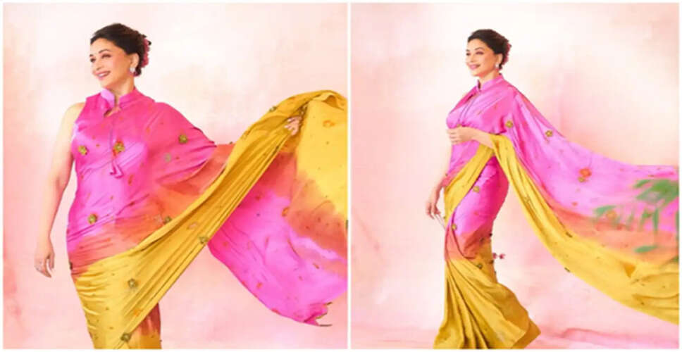 Madhuri Dixit's Summer Saree Styling Guide for Effortless Elegance