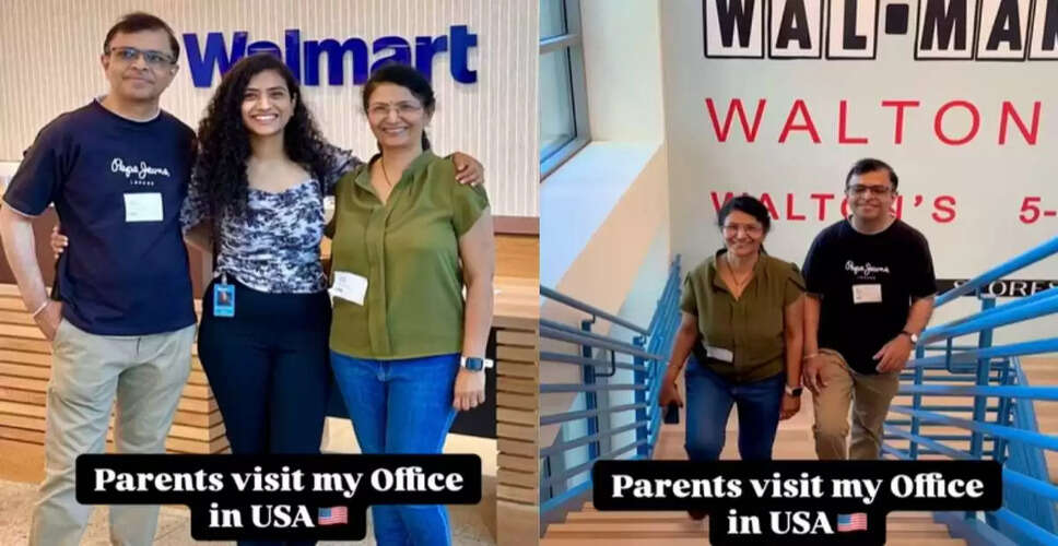 Heartwarming Viral Video: Daughter Shows Parents Her Walmart Office in the US