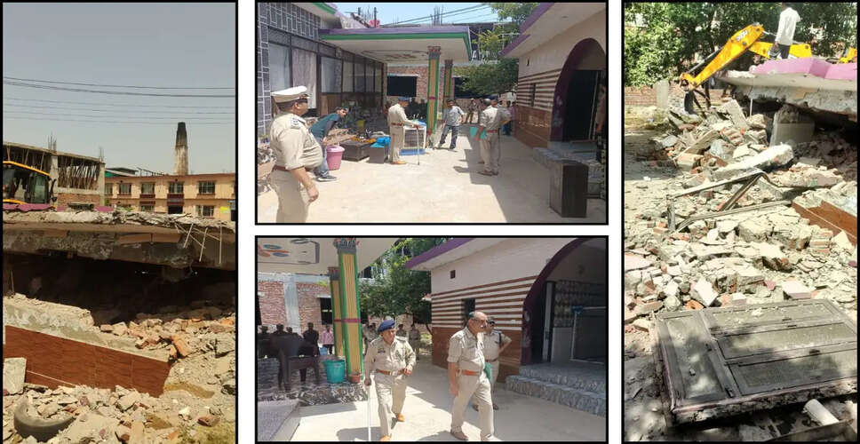 Nurpur Police Intensifies Crackdown on Drug-Related Illegal Structures