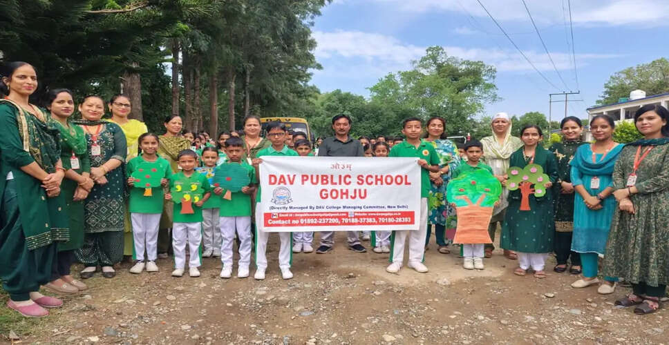 DAV Public School Celebrates World Environment Day with Enthusiasm