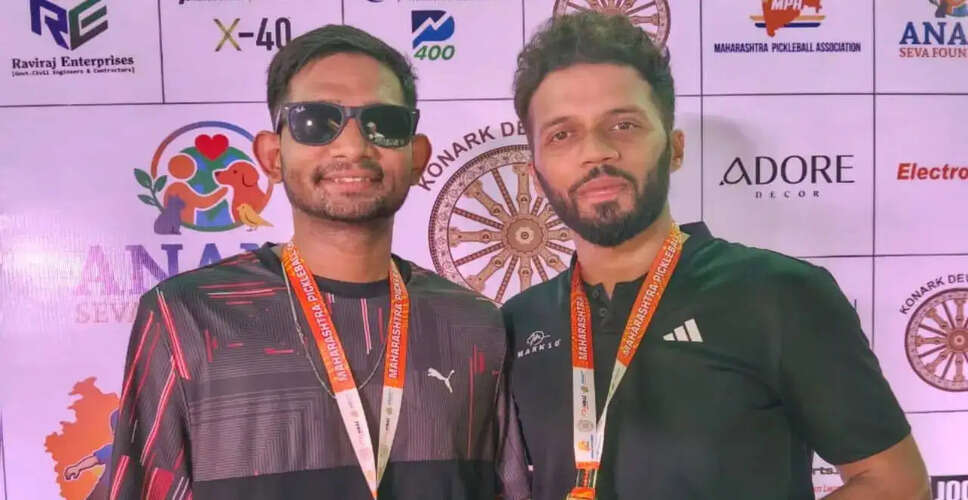 Rohan Salvi and Anay Patil Clinch 35+ Intermediate Men's Doubles Title at Maharashtra Open