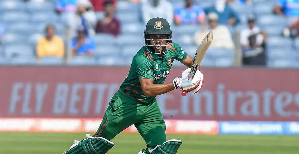 Bangladesh Captain Mehidy Hasan Miraz Hospitalized Following Concussion